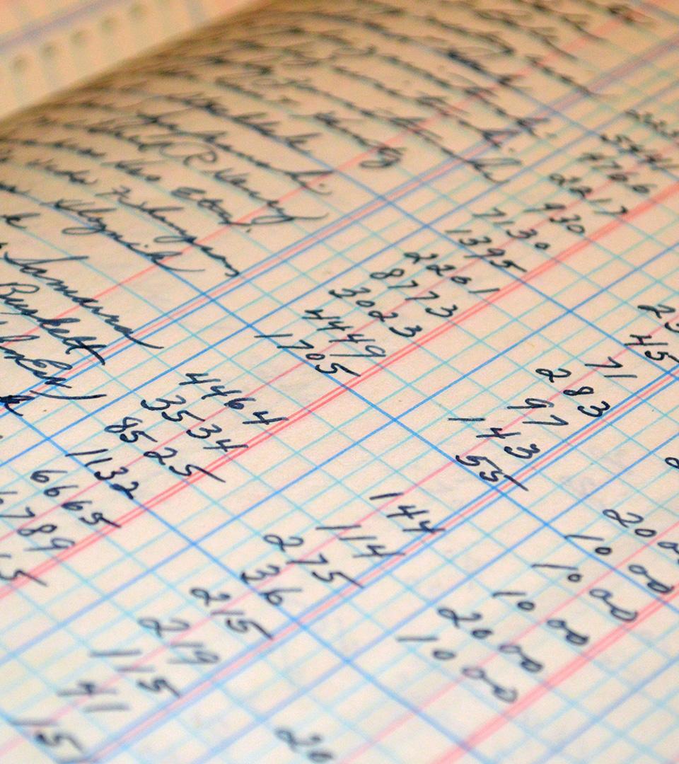 financije bilježnica